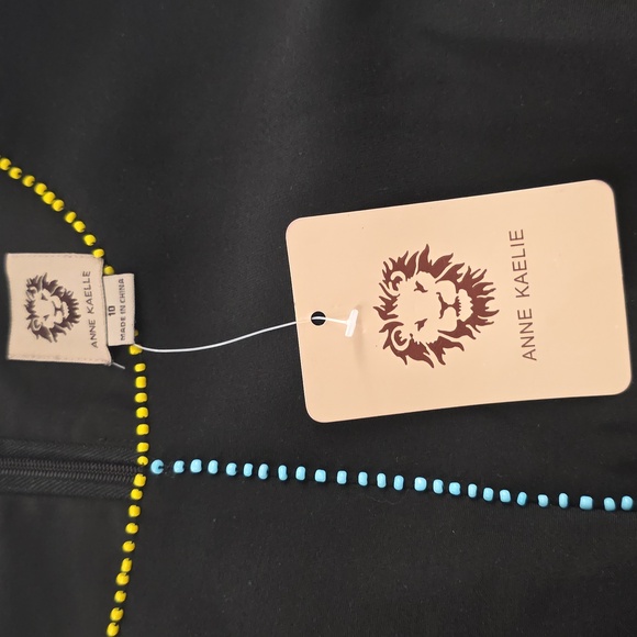 Anne Kaelie Classic Black Sleeveless Sheath Dress – Size 10 - Picture 4 of 5